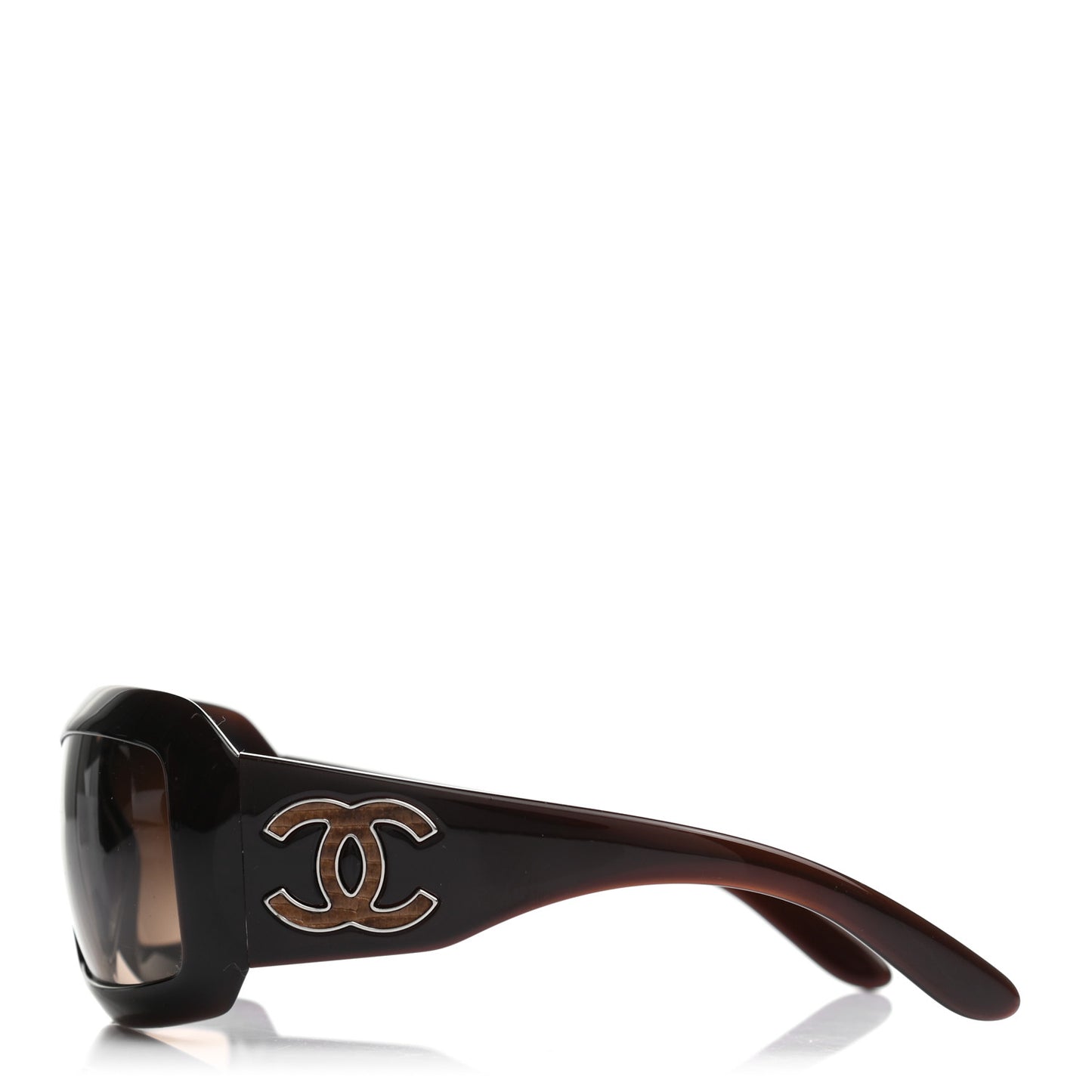 Oval CC Sunglasses 6022-Q Brown