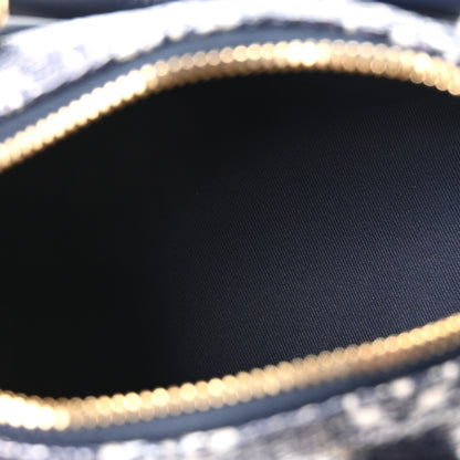 Louis Vuitton Monoglam Speedy Bandouliere 20 Blue 4 of 8