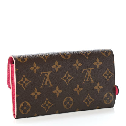 Louis Vuitton Monogram Bloom Flower Emilie Wallet 2 of 4