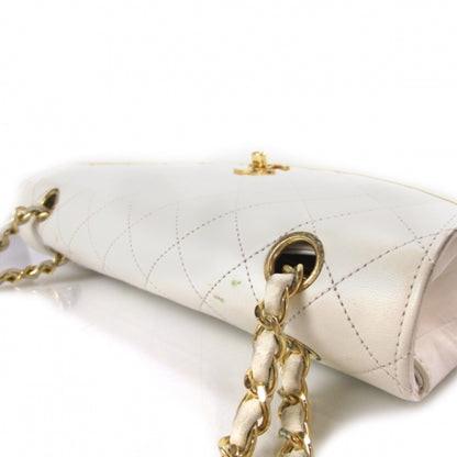 Chanel Lambskin Medium Flap White 6 of 15