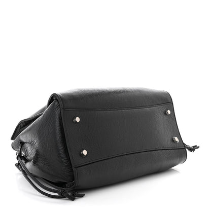 Mulberry High Shine Calfskin Iris Tote Black 4 of 11