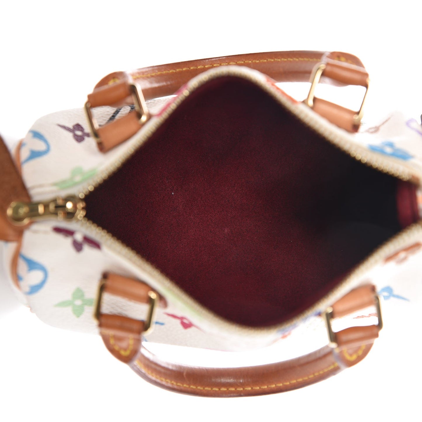 Monogram Multicolor Mini Sac HL Speedy White