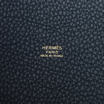 Hermes Taurillon Clemence Picotin Lock 18 PM Vert Cypress 6 of 9