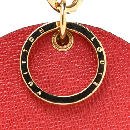 Louis Vuitton Denim Damier Monogram Patchwork Bag Charm Key Holder 3 of 6