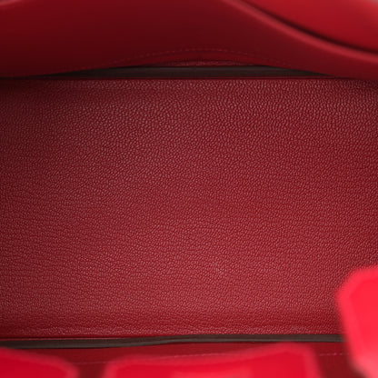 Hermes Swift Birkin 25 Rouge Casaque 5 of 11