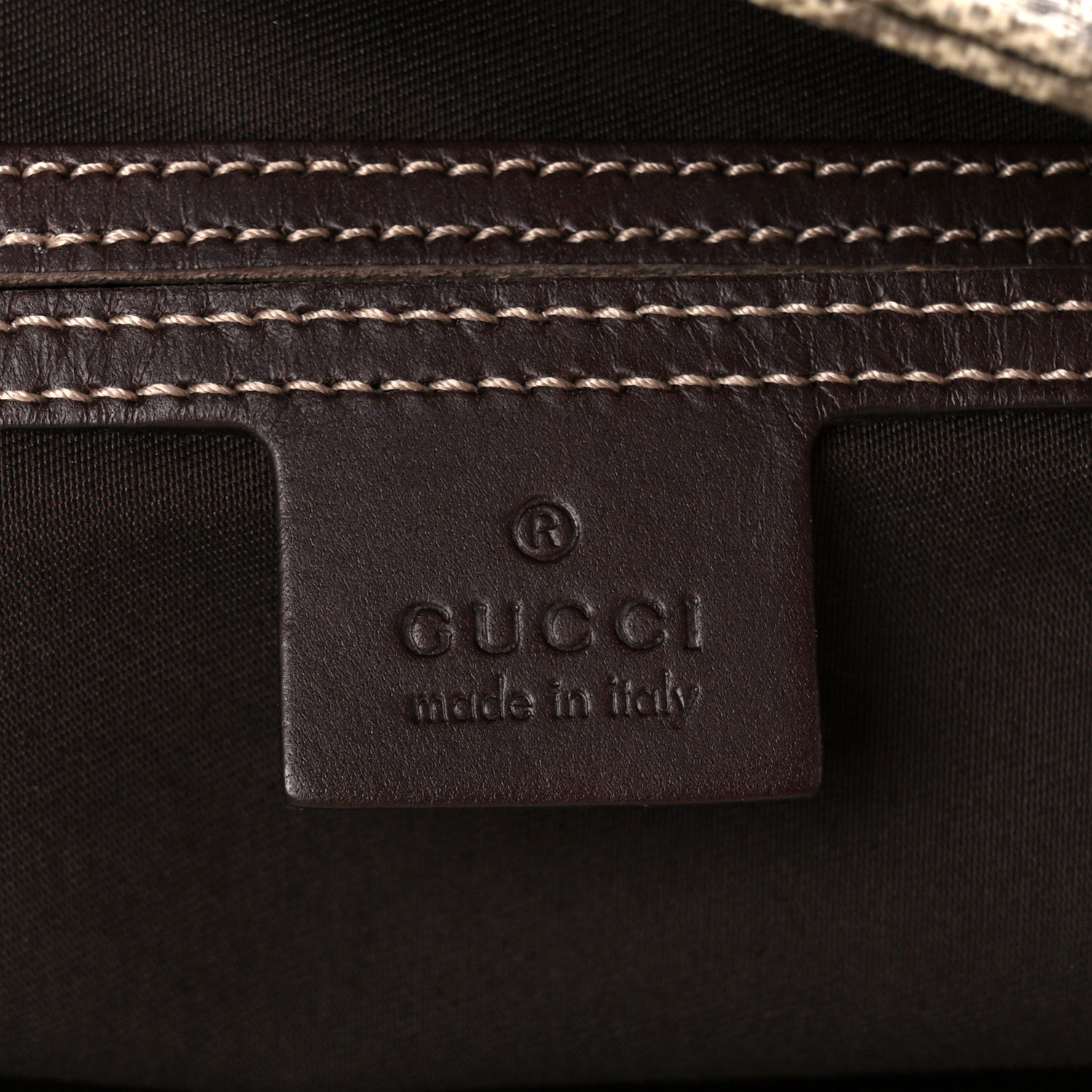 Gucci GG Supreme Monogram Medium Flat Messenger Bag Dark Brown 6 of 11