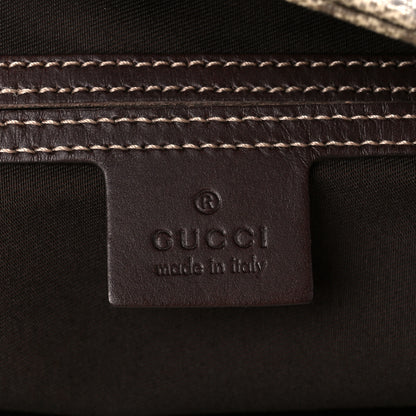 Gucci GG Supreme Monogram Medium Flat Messenger Bag Dark Brown 6 of 11
