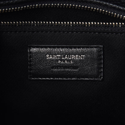 Saint Laurent Grained Calfskin Small Supple Sac De Jour Duffle Black 8 of 9