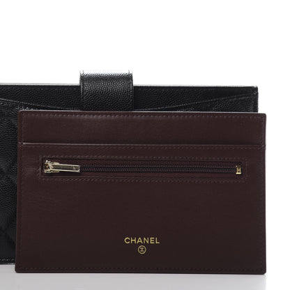 Chanel Caviar Quilted Classic Strap Pouch Black 12 of 12