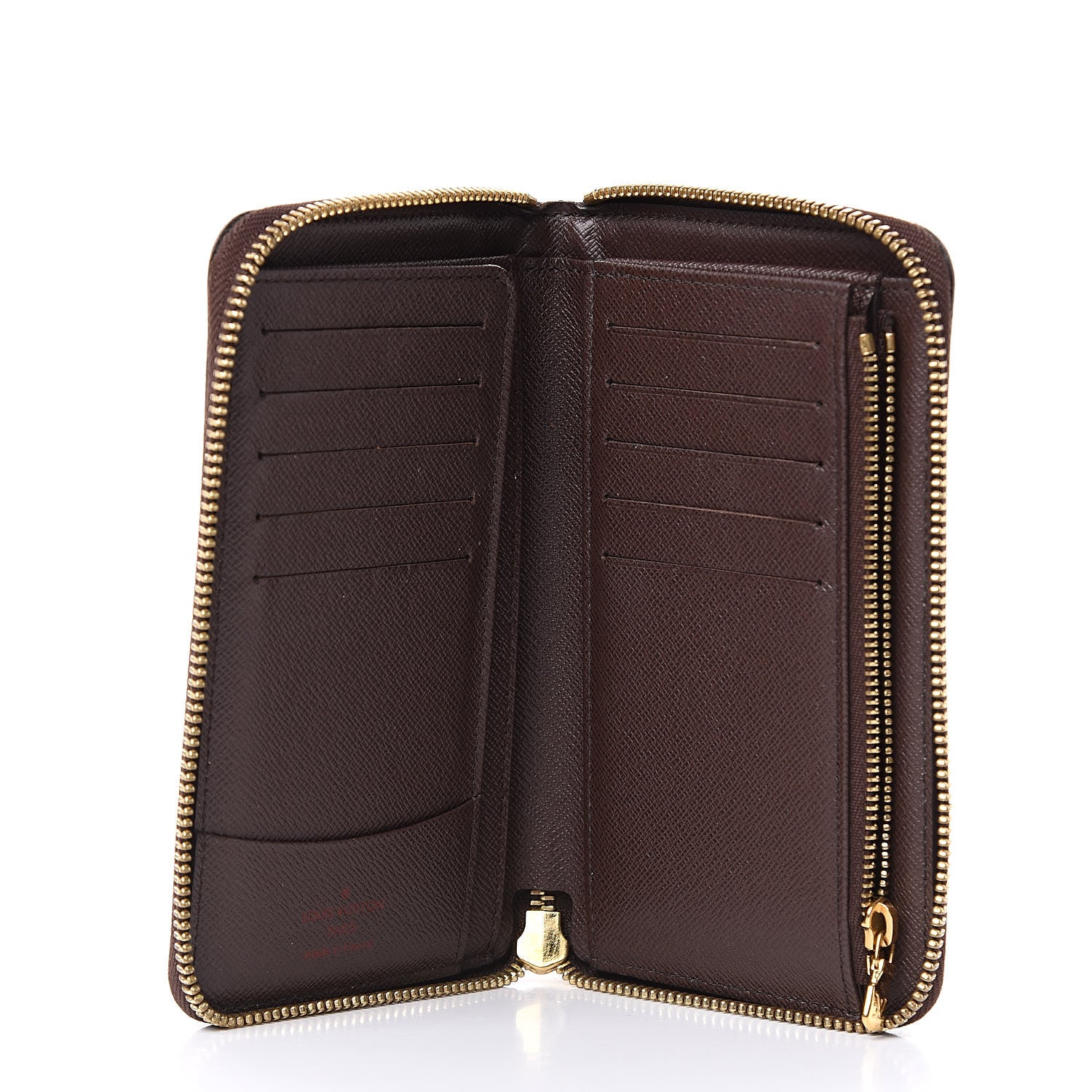 Louis Vuitton Damier Ebene Zippy Compact Wallet 5 of 9