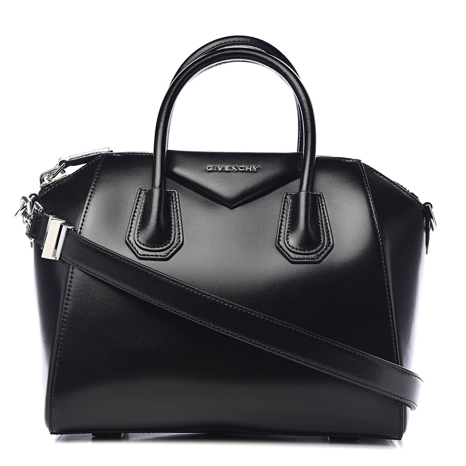 Givenchy Shiny Lord Calfskin Small Antigona Black 1 of 11