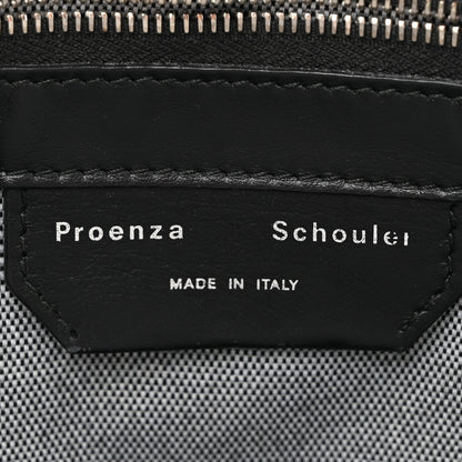 Proenza Schouler Metallic Snakeskin Calfskin Embossed Tiny PS1 Satchel Rose Gold 6 of 11
