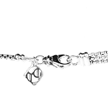 David Yurman Sterling Silver Diamond 14mm Waterfall Lariat Necklace 4 of 4