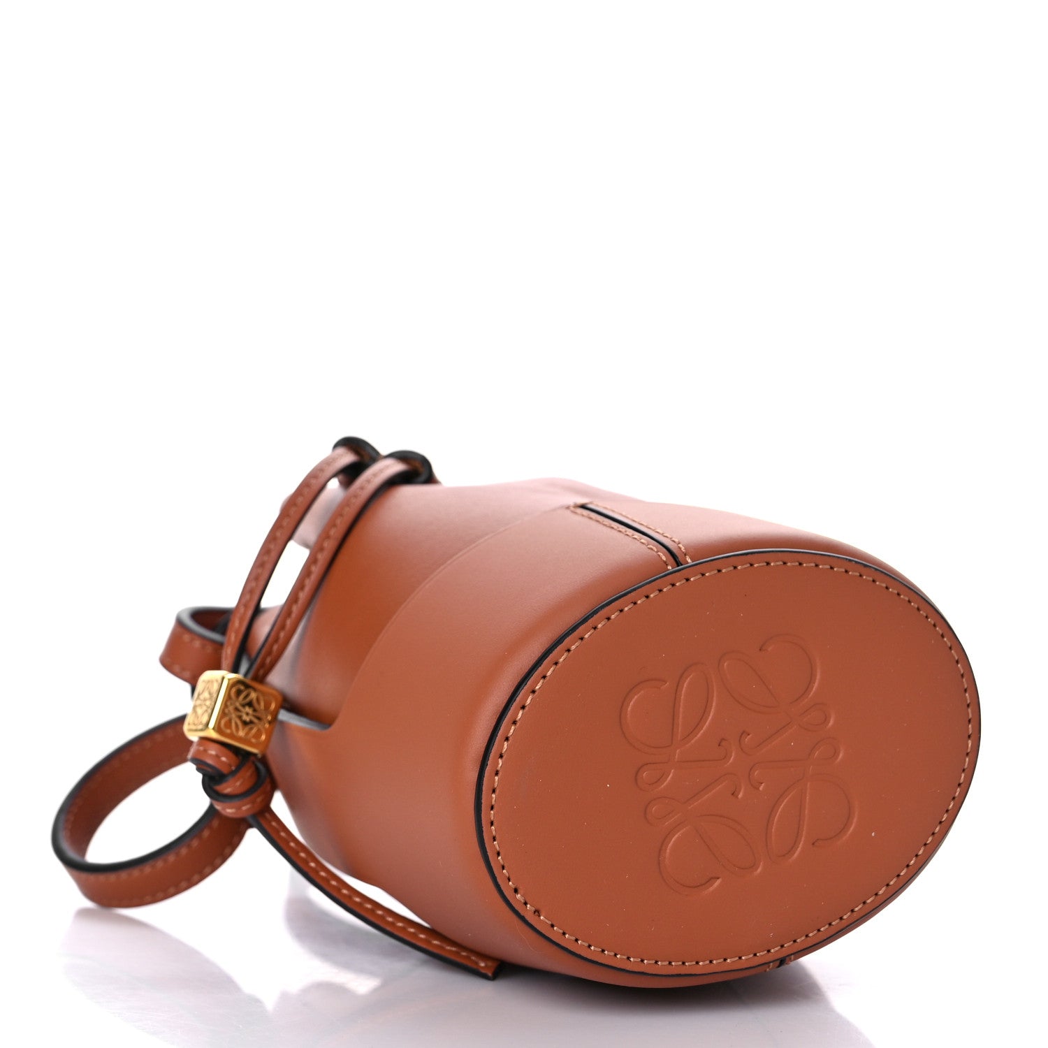 ショルダーバッグ LOEWE Balloon nano leather bucket bag Loewe Calfskin Balloon Nano Bucket Bag Tan 1190227 – FASHIONPHILE