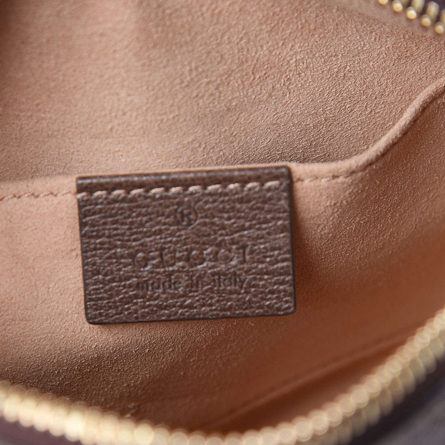 GG Supreme Monogram Web Mini Ophidia Shoulder Bag Brown
