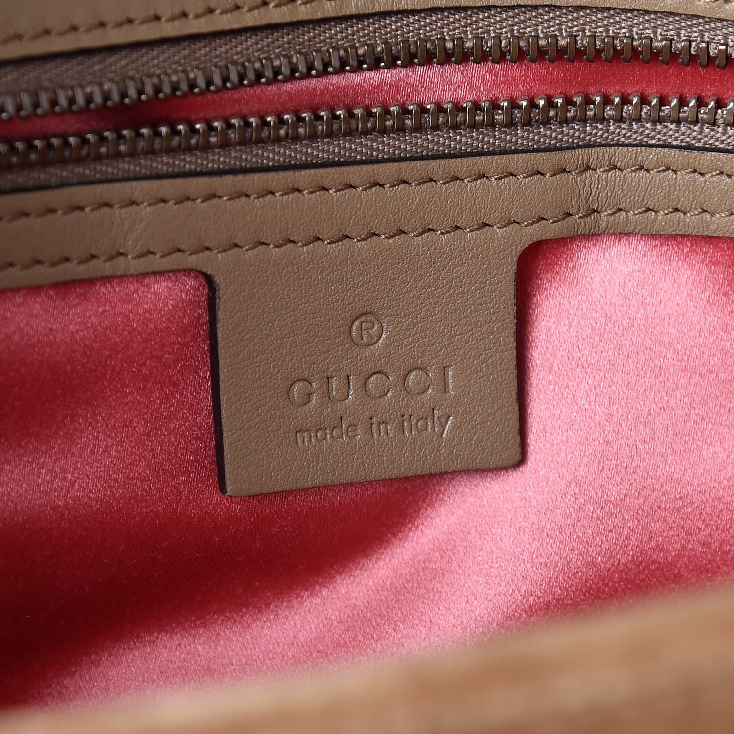 Gucci Velvet Matelasse Medium GG Marmont Shoulder Bag Taupe 6 of 10