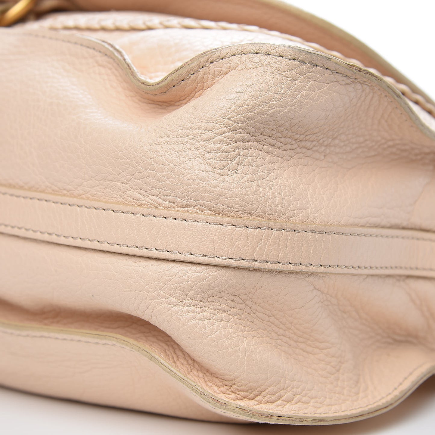 Calfskin Medium Marcie Satchel Cream