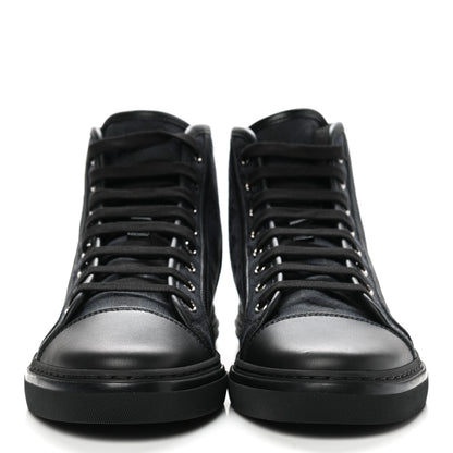 Gucci Monogram Mens High Top Sneakers 6 Black 2 of 9