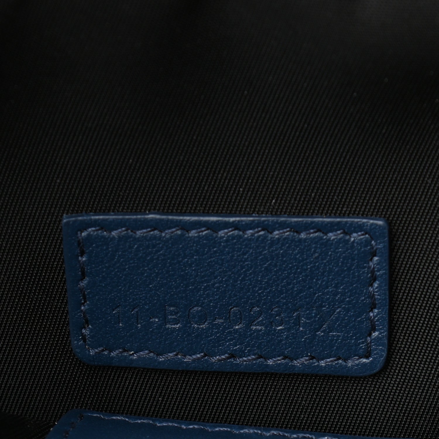 Christian Dior Calfskin Oblique Galaxy Perforated World Tour Messenger Pouch Blue White 7 of 10