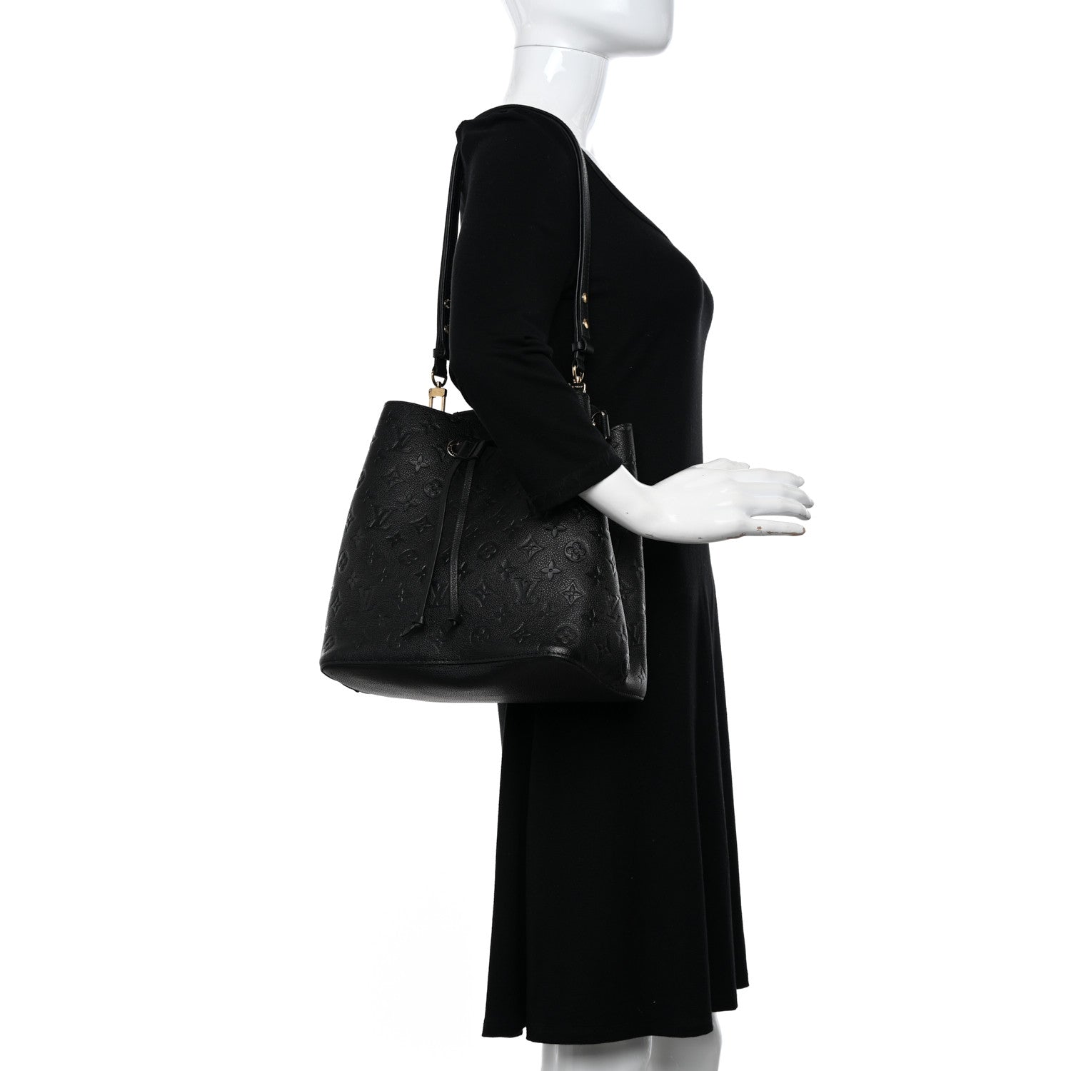 Louis Vuitton Empreinte Neonoe MM Black 2 of 10