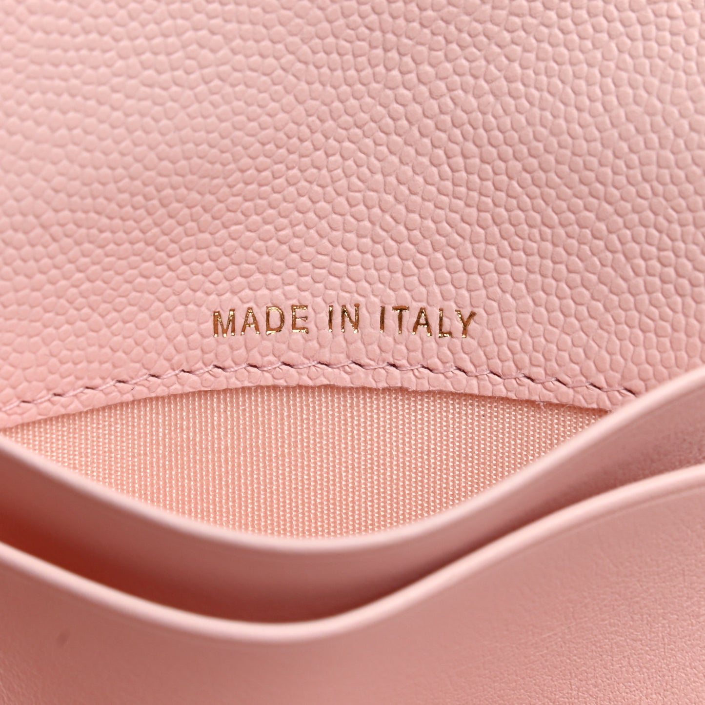 Caviar Quilted Medium Flap Wallet Light Pink