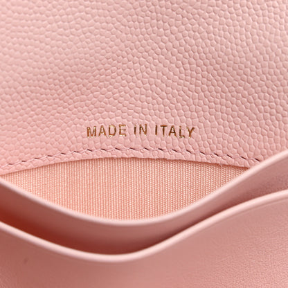 Chanel Caviar Quilted Medium Flap Wallet Light Pink 7 of 9