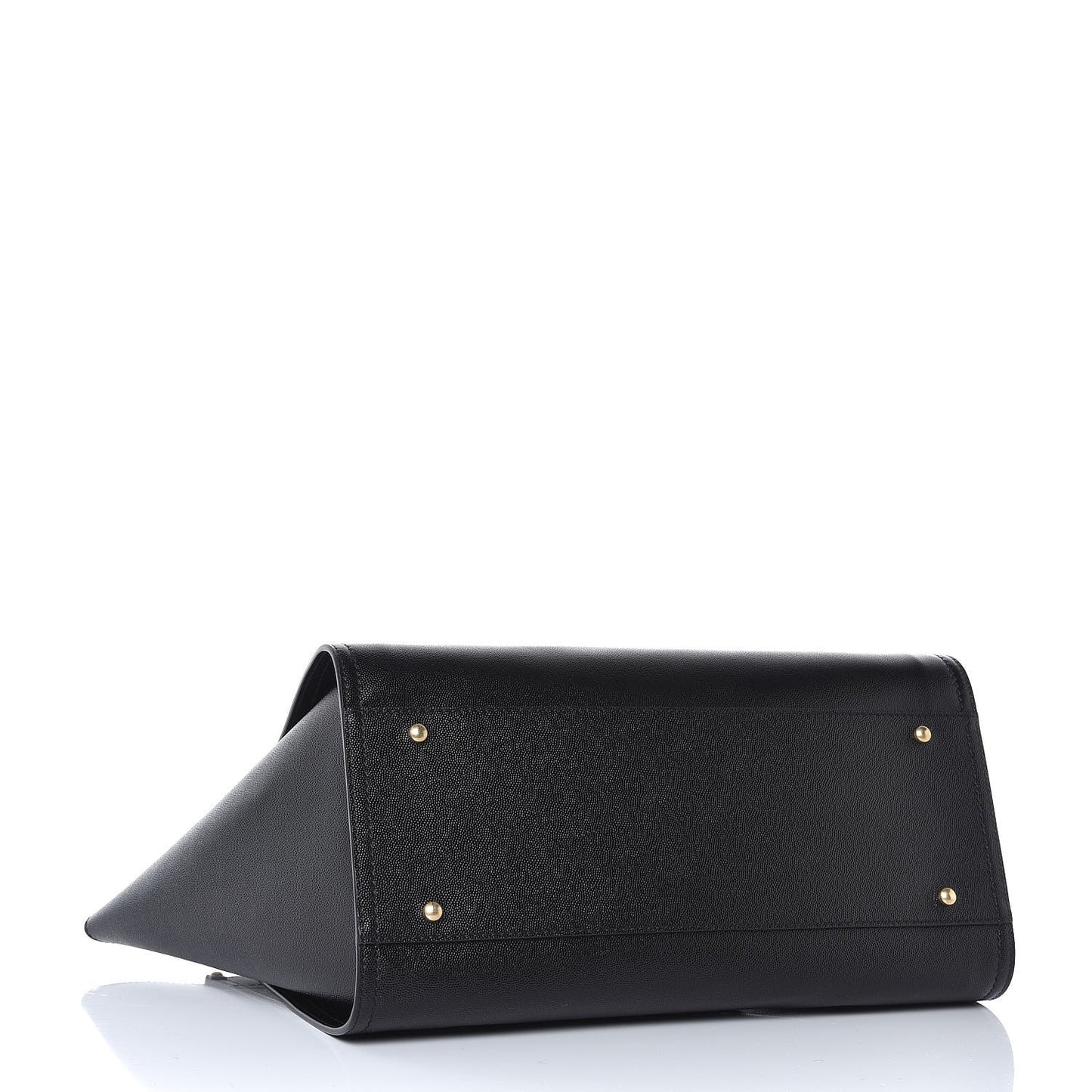 Caviar Medium Studded Deauville Tote Black