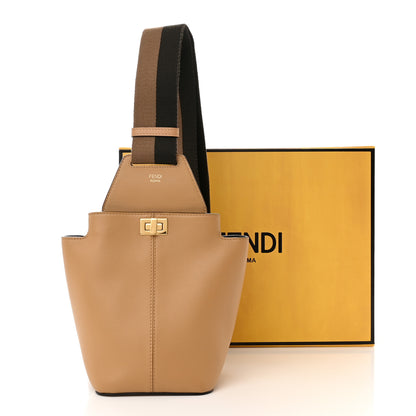 Fendi Vitello Grace Matte Mini Guitar Bag Miele Scuro 11 of 11