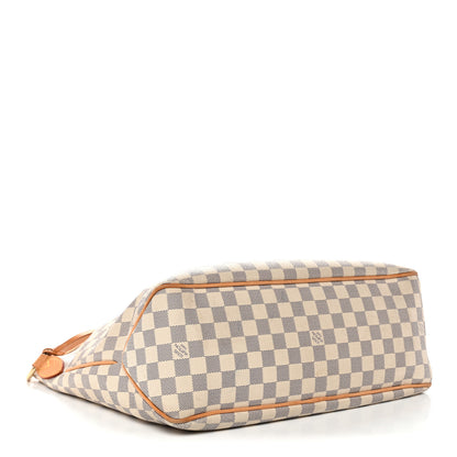 Louis Vuitton Damier Azur Delightful MM Rose Ballerine 4 of 14