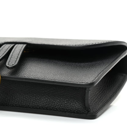 Christian Dior Grained Calfskin Saddle Belt Bag Black 9 of 9