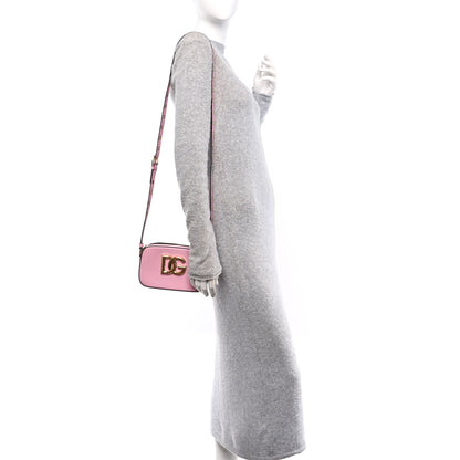 Dolce & Gabbana DOLCE GABBANA Calfskin Hot Stuff DG Logo 3.5 Crossbody Bag Baby Pink 2 of 13