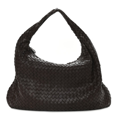 Bottega Veneta Nappa Intrecciato Large Veneta Hobo Ebano 1 of 10
