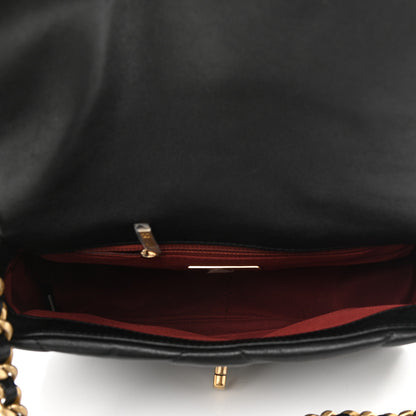 Chanel Lambskin Quilted Medium Chanel 19 Flap Black 5 of 11