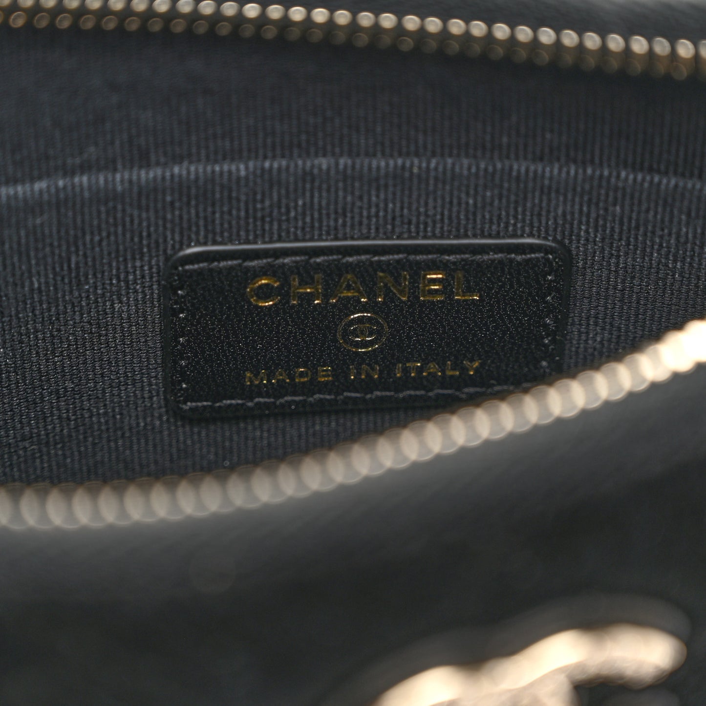 Velvet Crystal Quilted Chain Hobo Black