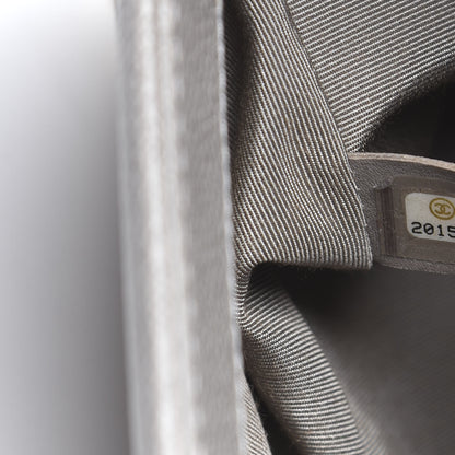 Chanel Caviar Quilted Medium Boy Flap Light Grey 7 of 11