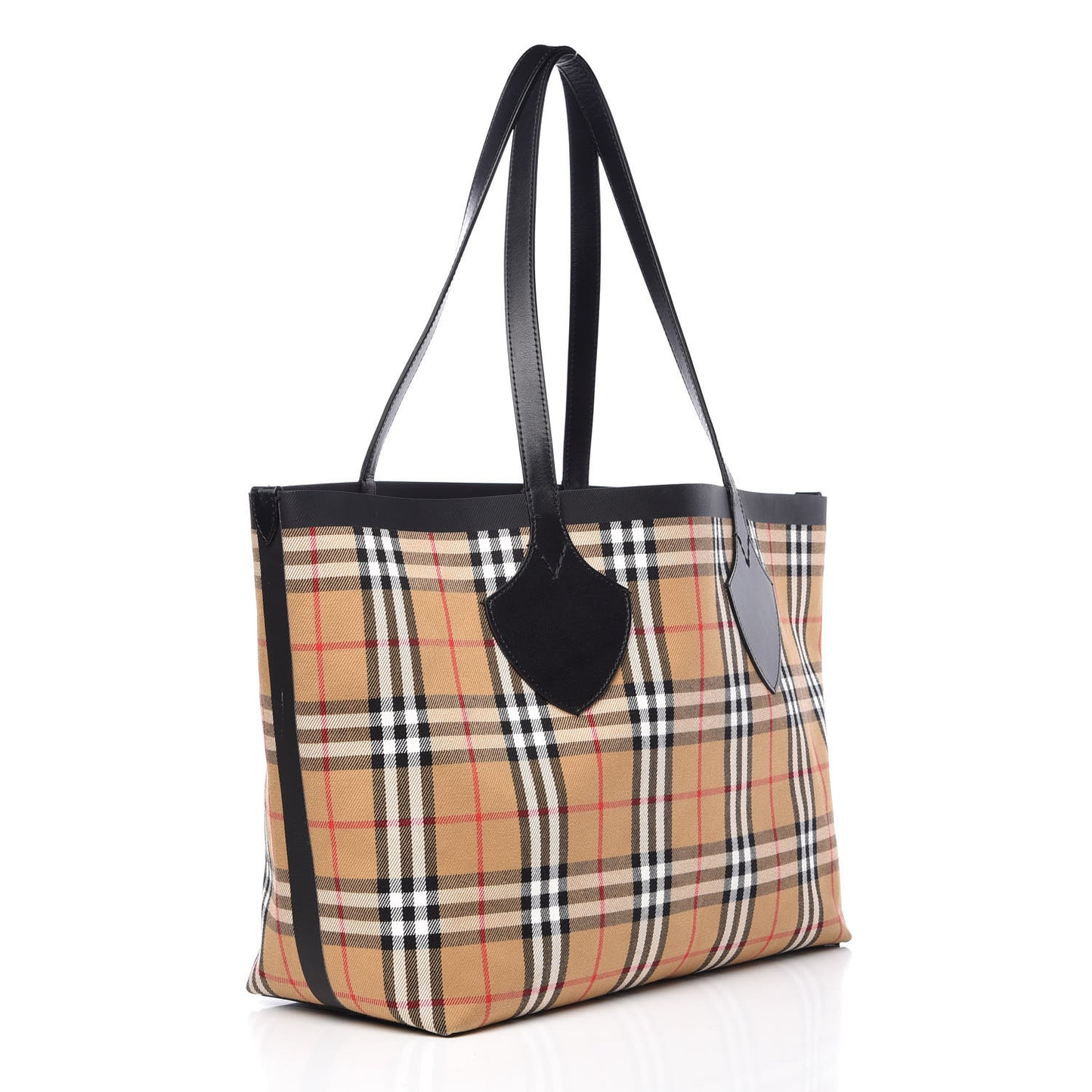 Vintage Check Medium The Giant Reversible Tote Antique Yellow Bright Red