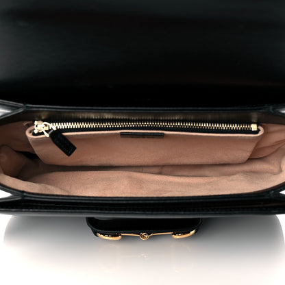 Gucci Azalea Calfskin Horsebit 1955 Shoulder Bag Black 5 of 11