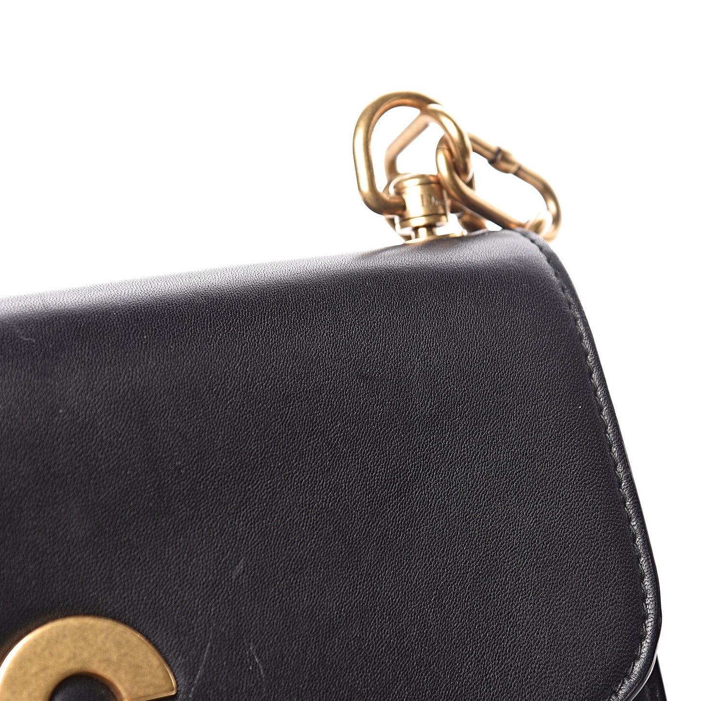 Smooth Calfskin C'est Flap Bag Black