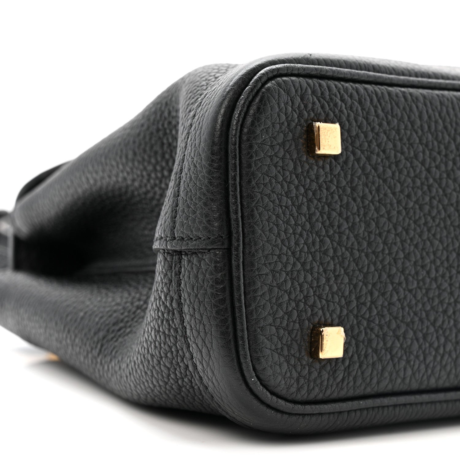Moynat Taurillon Blush Calfskin Gabby BB Black 8 of 11