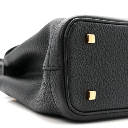 Moynat Taurillon Blush Calfskin Gabby BB Black 8 of 11