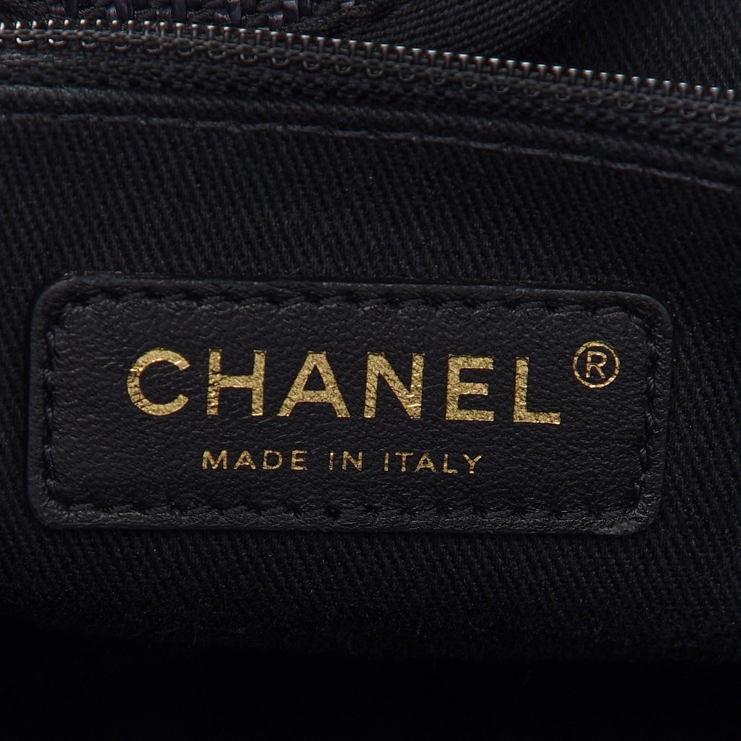 Chanel Mixed Fibers Calfskin Medium Deauville Tote Black 6 of 9