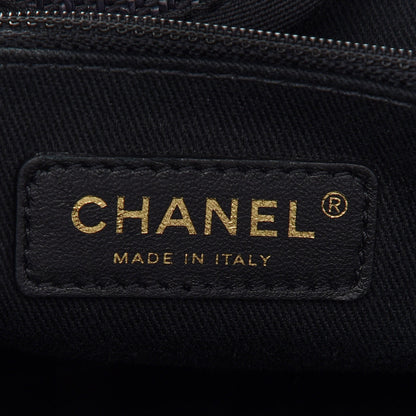 Chanel Mixed Fibers Calfskin Medium Deauville Tote Black 6 of 9