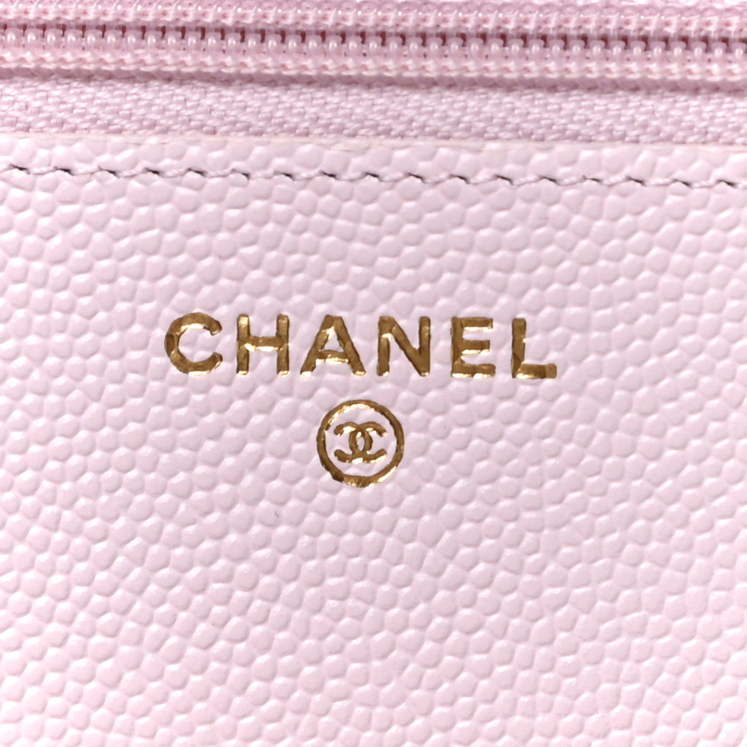 Chanel Caviar Quilted Wallet On Chain WOC Light Pink 5 of 11