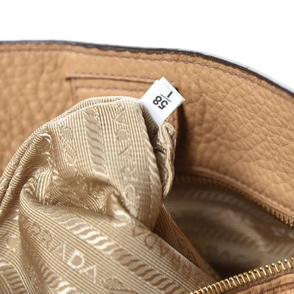 Prada Vitello Daino Side Pocket Tote Sughero 7 of 16