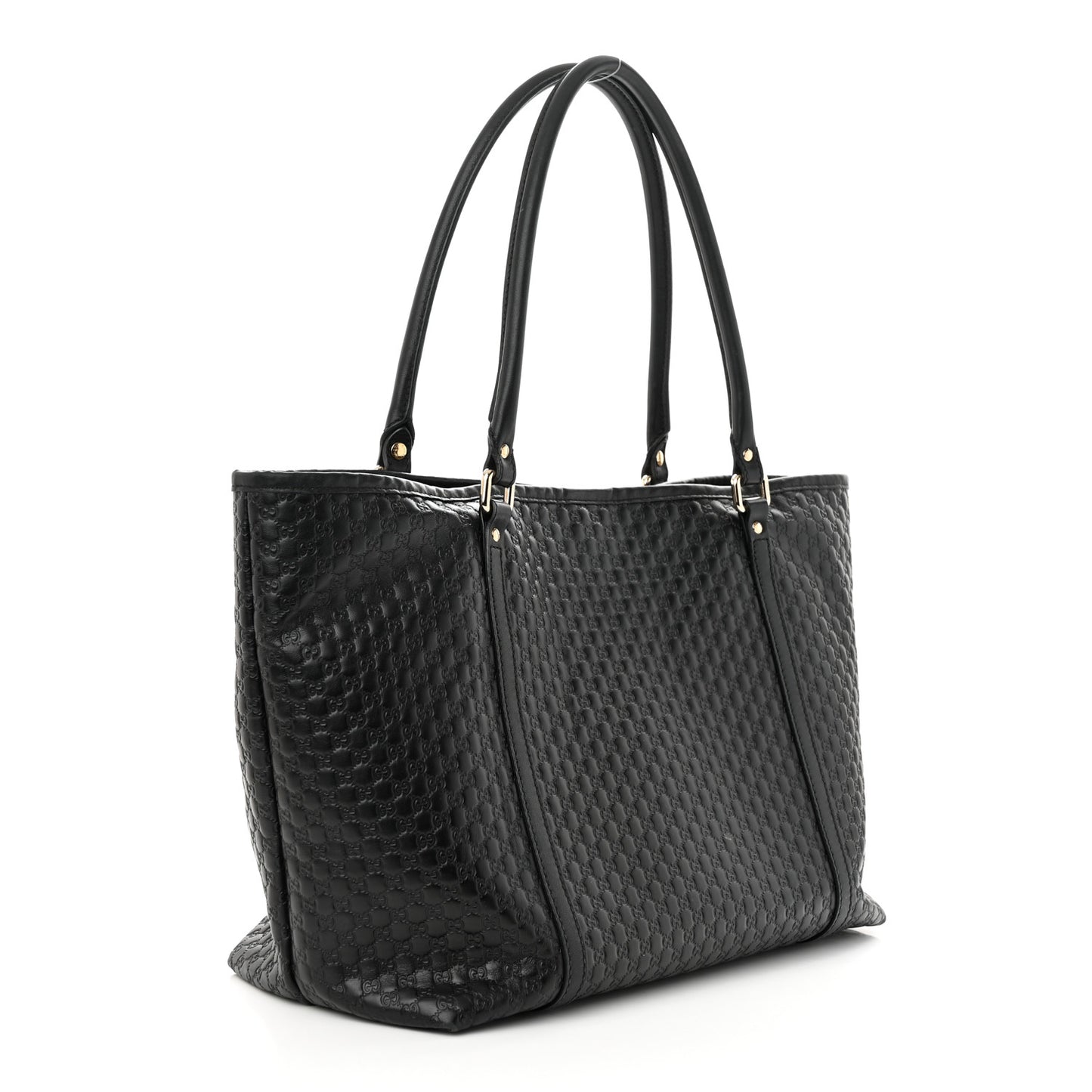 Microguccissima Medium Joy Tote Black