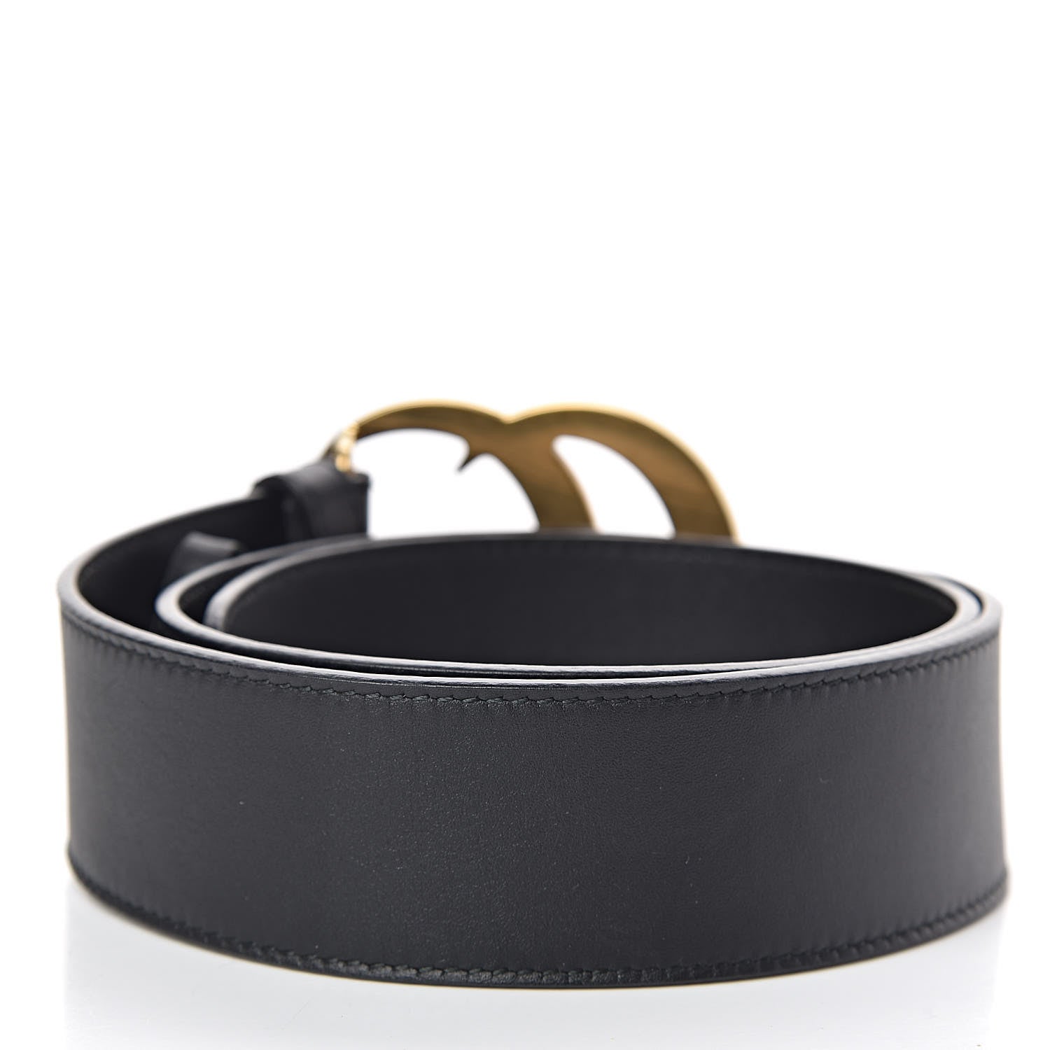 Gucci Calfskin Double G 40mm Belt 70 28 Black 3 of 7