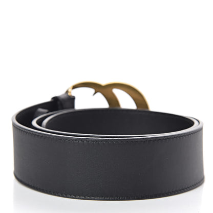 Gucci Calfskin Double G 40mm Belt 70 28 Black 3 of 7