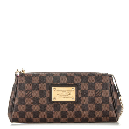 Louis Vuitton Damier Ebene Eva Clutch 1 of 7