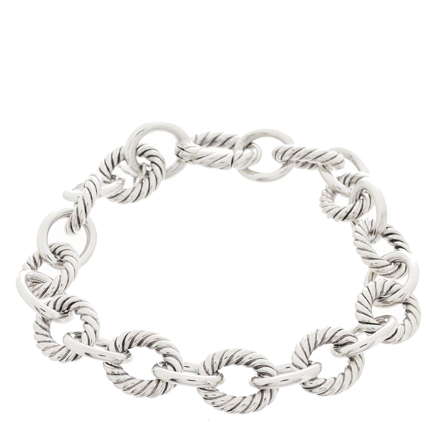 Sterling Silver 10mm Medium Oval Link Bracelet