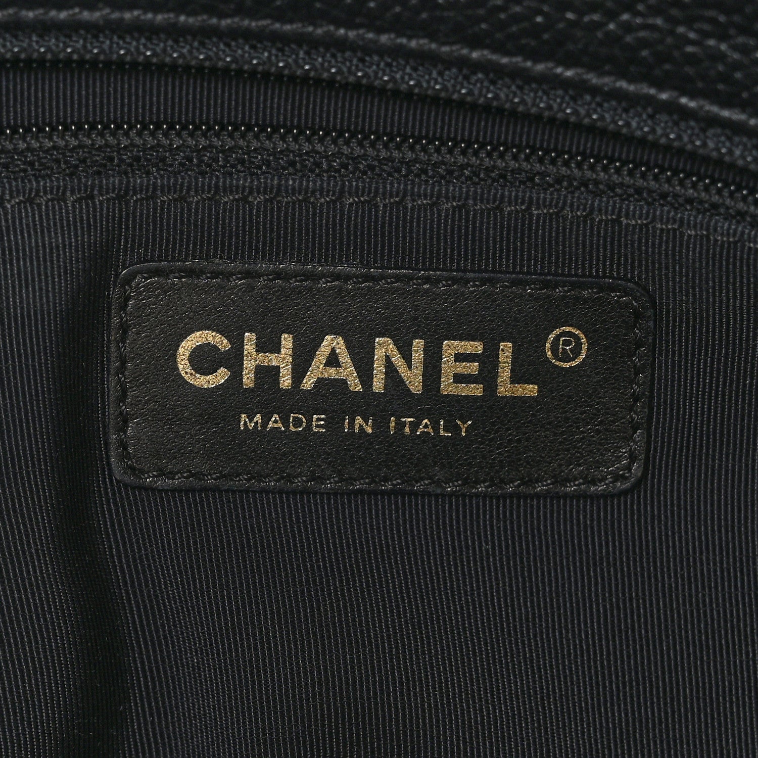 Chanel Deerskin Cerf Executive Shopper Tote Black 12 of 12